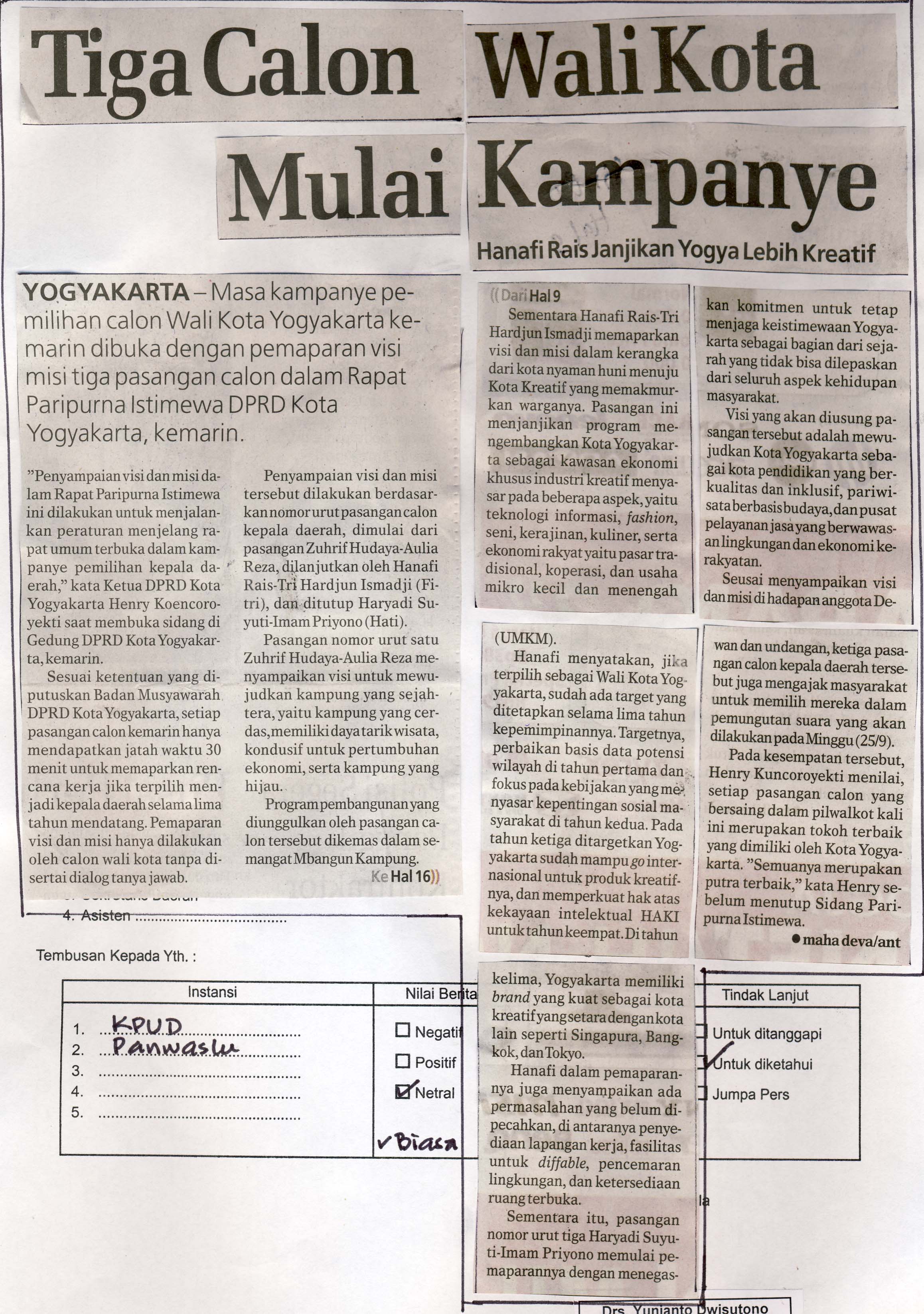 Kliping jogja terbaru
